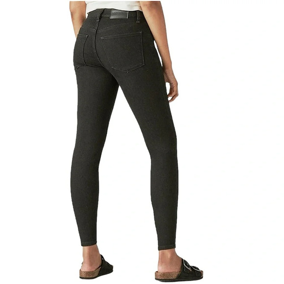 Lucky Brand Womens High Rise  Bridgette Skinny Weathered Black SZ 0/24 - Picture 1 of 13